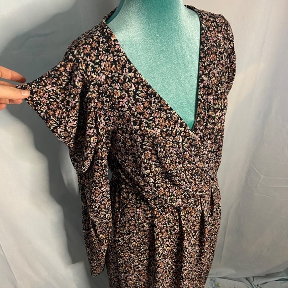 MIMI CHICA : Floral long sleeve dress - Picture 2 of 4